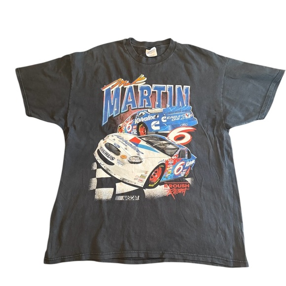 Hanes Nascar Vintage Mark Martin 6 Valvoline Racing T-Shirt Men's Size XXL - Picture 1 of 10